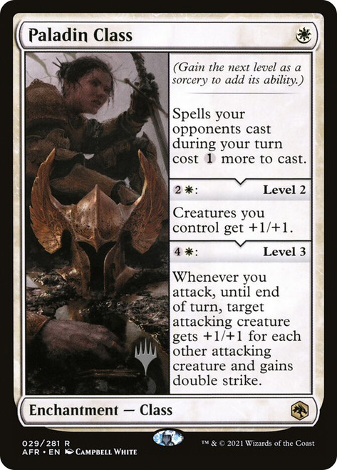 Paladin Class (Promo Pack) (Adventures in the Forgotten Realms)
Promo
Single
Magic: The Gathering