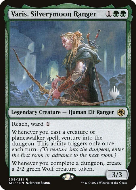 Varis, Silverymoon Ranger (Promo Pack) (Adventures in the Forgotten Realms)
Promo
Single
Magic: The Gathering