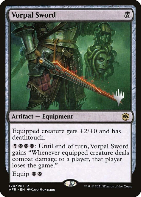 Vorpal Sword (Promo Pack) (Adventures in the Forgotten Realms)
Promo
Single
Magic: The Gathering