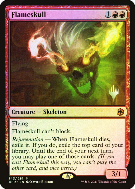 Flameskull (Promo Pack) (Adventures in the Forgotten Realms)
Promo
Single
Magic: The Gathering