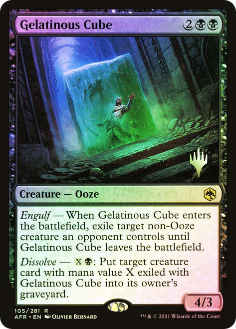 Gelatinous Cube (Promo Pack) (Adventures in the Forgotten Realms)
Promo
Single
Magic: The Gathering