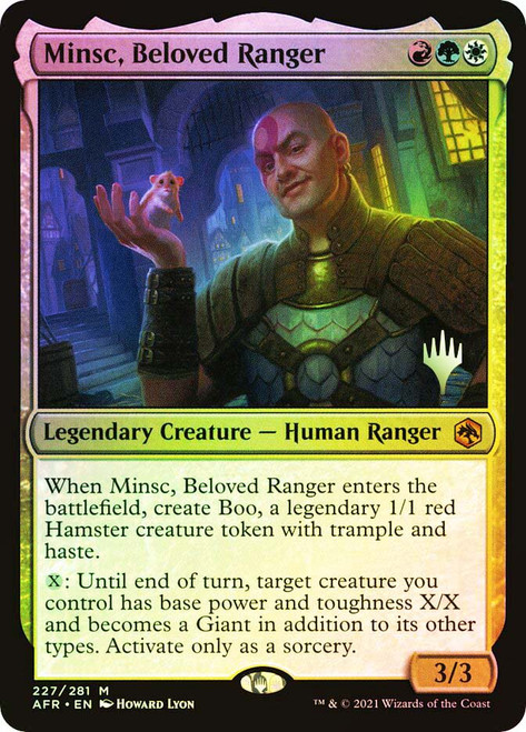 Minsc, Beloved Ranger (Promo Pack) (Adventures in the Forgotten Realms)
Promo
Single
Magic: The Gathering