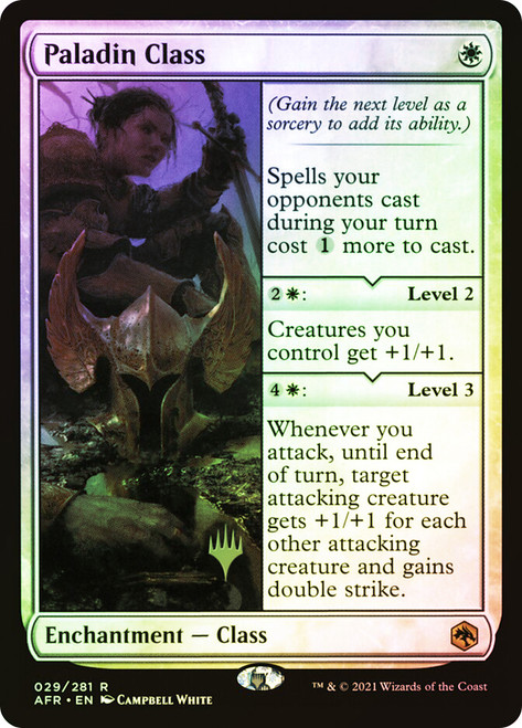 Paladin Class (Promo Pack) (Adventures in the Forgotten Realms)
Promo
Single
Magic: The Gathering