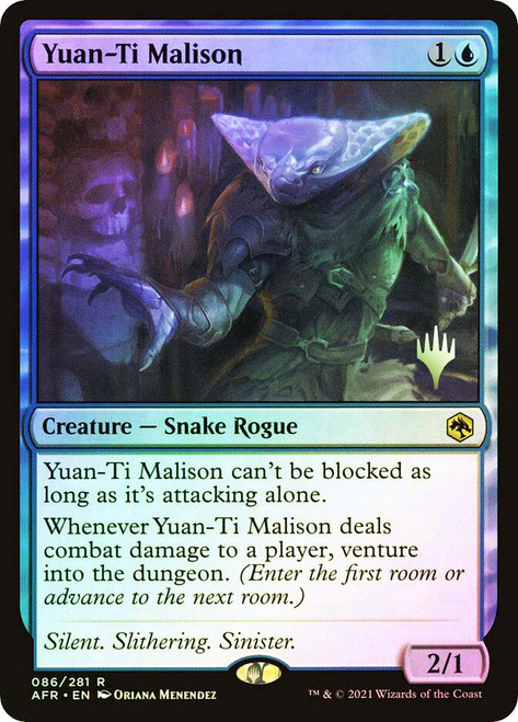 Yuan-Ti Malison (Promo Pack) (Adventures in the Forgotten Realms)
Promo
Single
Magic: The Gathering
