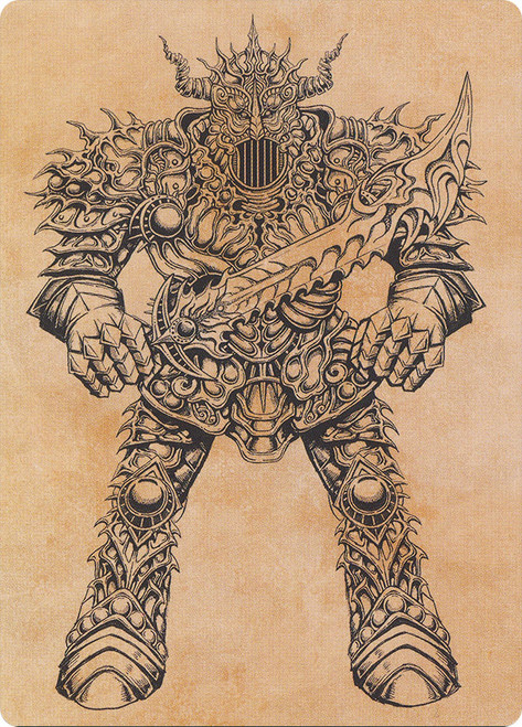 {Iron Golem Art Card}\nArt Series\nSingle\nMagic The Gathering