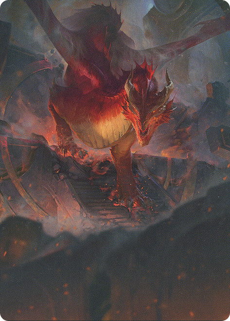 {Red Dragon Art Card}\nArt Series\nSingle\nMagic The Gathering