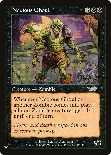 Noxious Ghoul\nPlaneswalker Symbol Reprints\nSingle\nMagic The Gathering