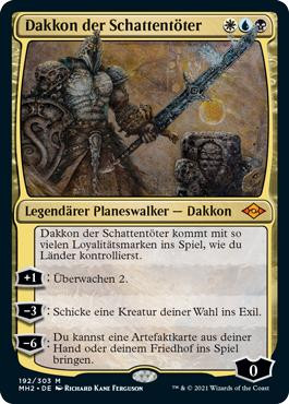 Dakkon, Shadow Slayer\nModern Horizons 2 - German\nSingle\nMagic The Gathering