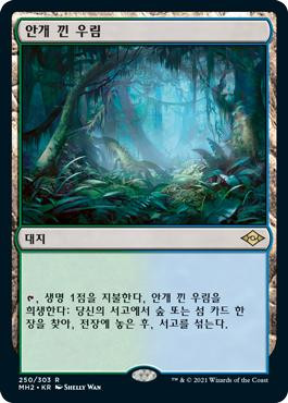 Misty Rainforest\nModern Horizons 2 - Korean\nSingle\nMagic The Gathering