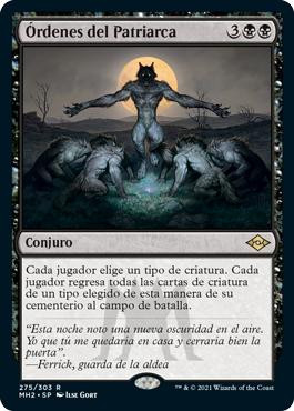 Patriarch's Bidding\nModern Horizons 2 - Spanish\nSingle\nMagic The Gathering