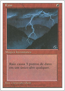 Lightning Bolt
4th Edition - Portuguese
Single
Magic The Gathering