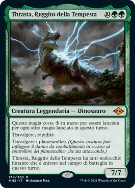 Thrasta, Tempest's Roar\nModern Horizons 2 - Italian\nSingle\nMagic The Gathering