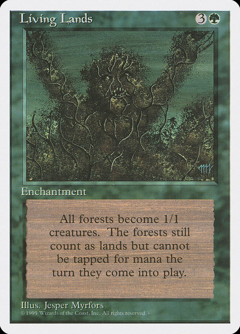 Living Lands\n4th Edition\nSingle\nMagic The Gathering