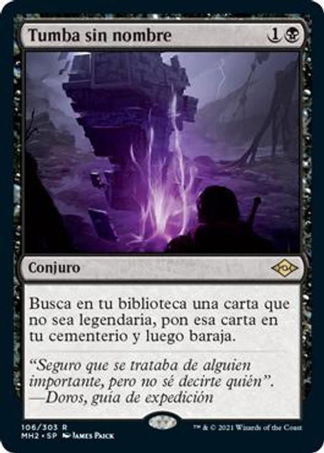 Unmarked Grave\nModern Horizons 2 - Spanish\nSingle\nMagic The Gathering