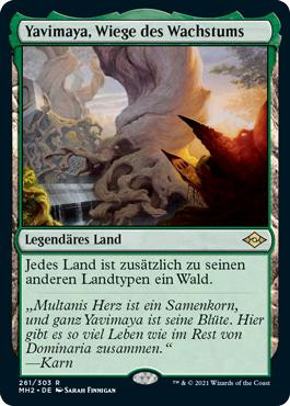 Yavimaya, Cradle of Growth\nModern Horizons 2 - German\nSingle\nMagic The Gathering
