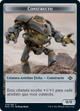 {Construct Token}\nModern Horizons 2 - Portuguese\nSingle\nMagic The Gathering