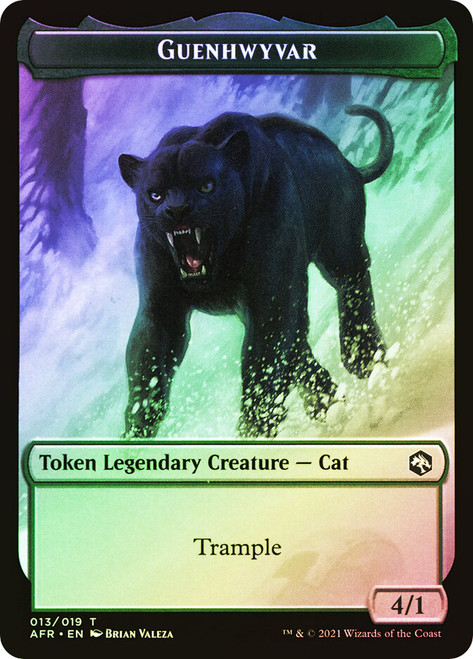 {Guenhwyvar Token} // {Wolf Token}
Adventures in the Forgotten Realms
Single
Magic: The Gathering