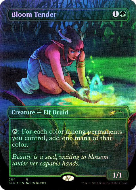 Bloom Tender (Secret Lair) (Borderless)\nPromo: General\nSingle\nMagic The Gathering