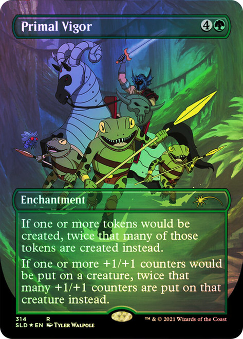 Primal Vigor (Secret Lair) (Borderless)\nPromo: General\nSingle\nMagic The Gathering