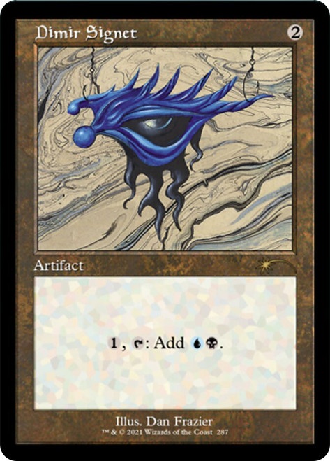 Dimir Signet (Secret Lair) (Retro Frame)\nPromo: General\nSingle\nMagic The Gathering
