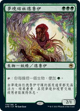 Circle of Dreams Druid
Adventures in the Forgotten Realms - Chinese - Traditional
Single
Magic The Gathering