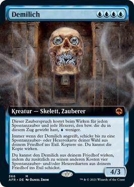 MTG デミリッチ AFR ロシア語 2枚 Demilich (Extended Art) | Adventures in the Forgotten Realms