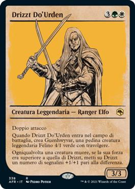 Drizzt Do'Urden (Showcase)
Adventures in the Forgotten Realms - Variants - Italian
Single
Magic The Gathering