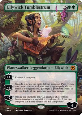 Ellywick Tumblestrum (Borderless)
Adventures in the Forgotten Realms - Variants - Italian
Single
Magic The Gathering