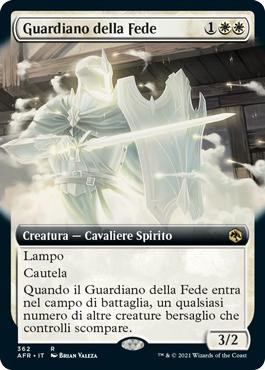 Guardian of Faith (Extended Art)
Adventures in the Forgotten Realms - Variants - Italian
Single
Magic The Gathering