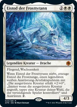 Icingdeath, Frost Tyrant
Adventures in the Forgotten Realms - German
Single
Magic The Gathering