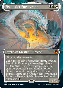 Icingdeath, Frost Tyrant (Borderless)
Adventures in the Forgotten Realms - Variants - German
Single
Magic The Gathering