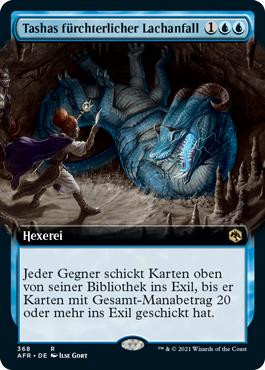 Tasha's Hideous Laughter (Extended Art)
Adventures in the Forgotten Realms - Variants - German
Single
Magic The Gathering