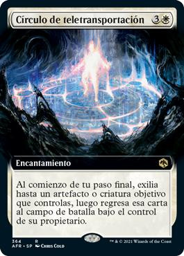 Teleportation Circle (Extended Art)
Adventures in the Forgotten Realms - Variants - Spanish
Single
Magic The Gathering
