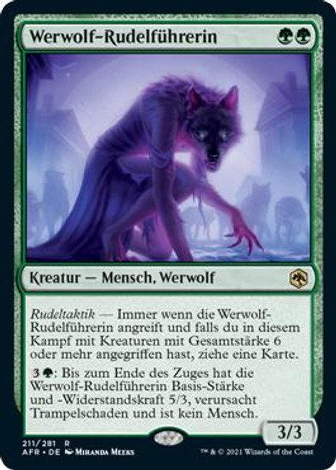 Werewolf Pack Leader
Adventures in the Forgotten Realms - German
Single
Magic The Gathering