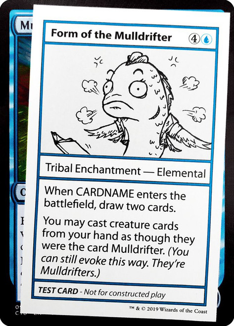 Form of the Mulldrifter\nMystery Booster - Test Cards (No Symbol)\nSingle\nMagic The Gathering