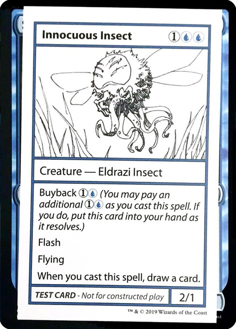 Innocuous Insect\nMystery Booster - Test Cards (No Symbol)\nSingle\nMagic The Gathering