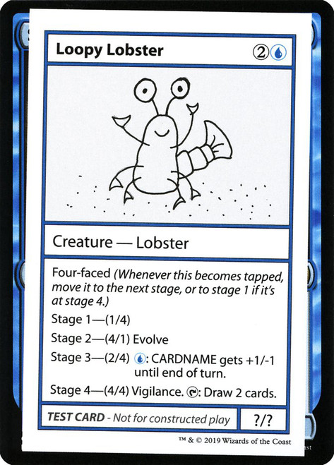Loopy Lobster\nMystery Booster - Test Cards (No Symbol)\nSingle\nMagic The Gathering