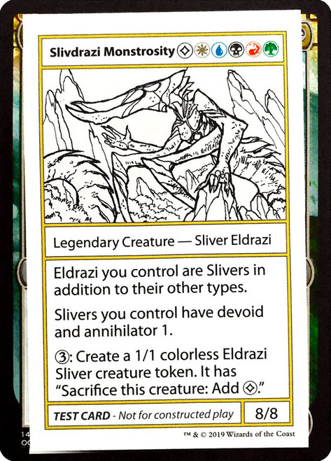 Slivdrazi Monstrosity\nMystery Booster - Test Cards (No Symbol)\nSingle\nMagic The Gathering