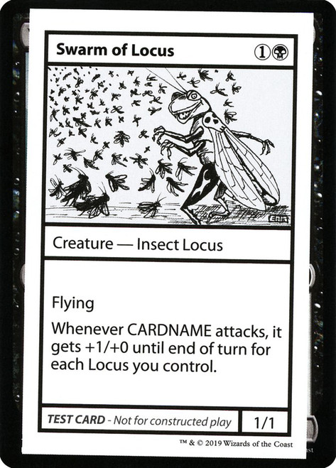 Swarm of Locus\nMystery Booster - Test Cards (No Symbol)\nSingle\nMagic The Gathering