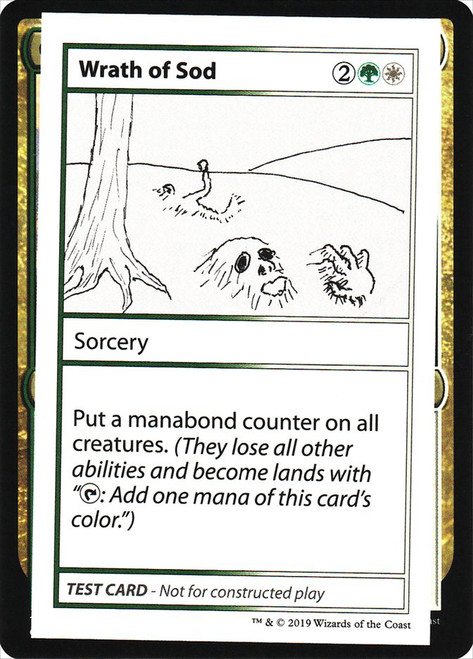 Wrath of Sod\nMystery Booster - Test Cards (No Symbol)\nSingle\nMagic The Gathering