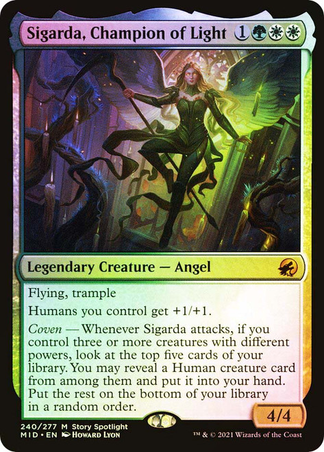 Sigarda, Champion of Light\nInnistrad: Midnight Hunt\nSingle\nMagic The Gathering