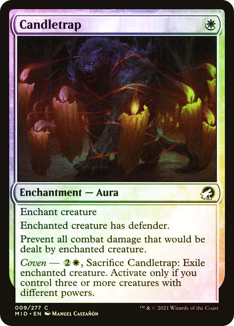 Candletrap\nInnistrad: Midnight Hunt\nSingle\nMagic The Gathering
