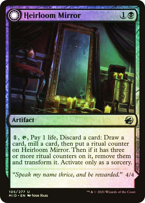 Heirloom Mirror // Inherited Fiend\nInnistrad: Midnight Hunt\nSingle\nMagic The Gathering