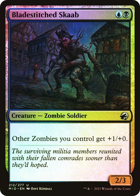 Bladestitched Skaab\nInnistrad: Midnight Hunt\nSingle\nMagic The Gathering