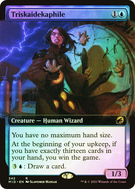 Triskaidekaphile (Extended Art)\nInnistrad: Midnight Hunt - Variants\nSingle\nMagic The Gathering