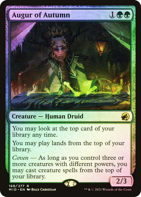 Augur of Autumn (Prerelease) (Innistrad: Midnight Hunt) | Promo