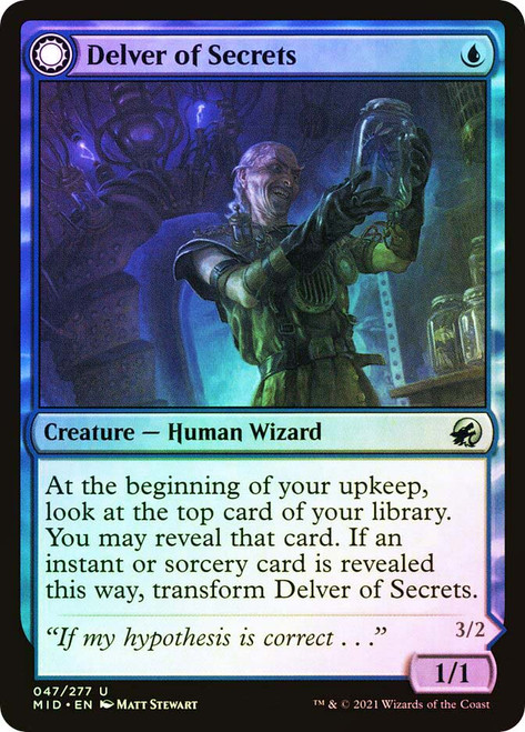 Delver of Secrets // Insectile Aberration | Innistrad: Midnight
