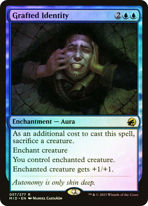 Grafted Identity\nInnistrad: Midnight Hunt\nSingle\nMagic The Gathering