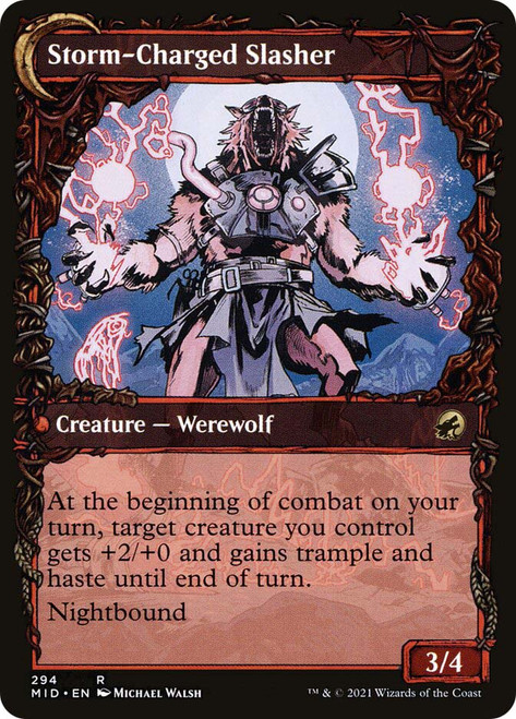 Reckless Stormseeker // Storm-Charged Slasher | Innistrad