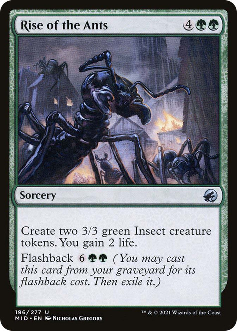 Rise of the Ants\nInnistrad: Midnight Hunt\nSingle\nMagic The Gathering